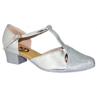 Georgia Black or Silver Ladies Dance Shoe 1.2" Heel