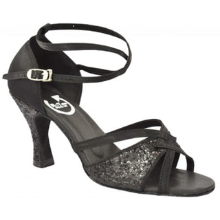 Fiona Black, Red or Purple Ladies Dance Shoe 2.5" or 3" Heel