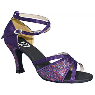 Fiona Black, Red or Purple Ladies Dance Shoe 2.5" or 3" Heel