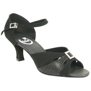Rachel Black, Blue, Gold Red or Silver Ladies Dance Shoe 2.5" or 3" Heel