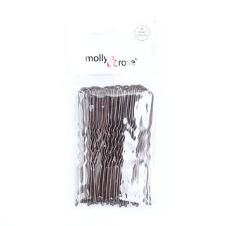 Molly & Rose Brown  65mm hairpins