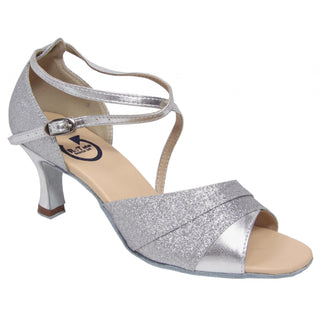 Naomi Black, Gold or Silver Ladies Dance Shoe 2.5" Heel
