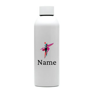 AJ Dance Centre Water Bottle - White