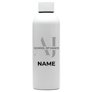 AJ School of Dance Water Bottle - White