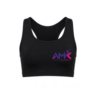 AMK Dance Academy Silky Racerback Crop Top
