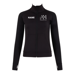 AM Dance Collective Dance Silky Jacket with Thumb Holes