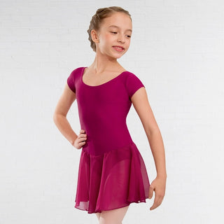 Milly Voile Skirted Cap Sleeve Leotard - 1st Position - Rose