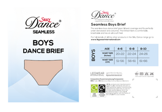 Silky Dance Boys Seamless Dance Brief - Nude