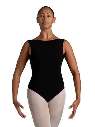 Capezio Boat Neck Black Camisole Leotard CC220