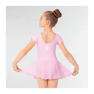 The CLB School of Dance Branded Pink Skirted Leotard