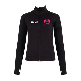 Crown Dance Company Silky Jacket with Thumb Holes