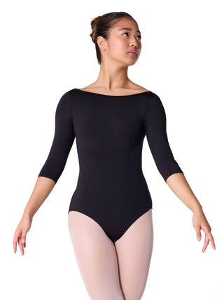 Capezio Essentials 3/4 Sleeve Boatneck Leotard