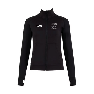 Double Twist Dance Silky Jacket with Thumb Holes