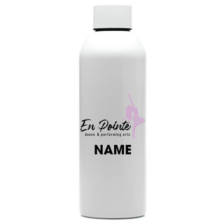 Enpointe Dance & Performing Arts Water Bottle - White