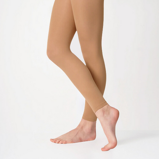 Silky Dance Footless Tights - Tan