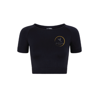 Grace Eve Choreography Silky Crop Top