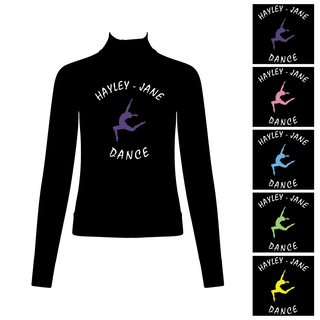 Hayley-Jane Dance Silky Full Zip Jacket with Thumb Holes