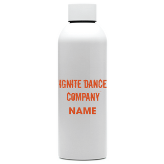 Ignite Dance Company Water Bottle - White