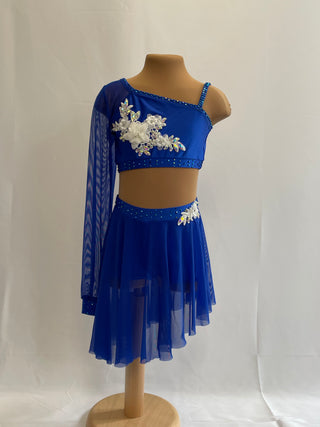 Royal Blue Lyrical Two Piece