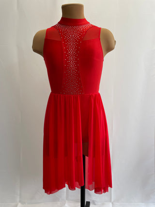 Red Lyrical Dress - New