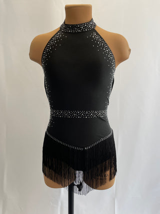 Black Fringed Costume - SOLD