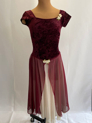 Burgundy Dress