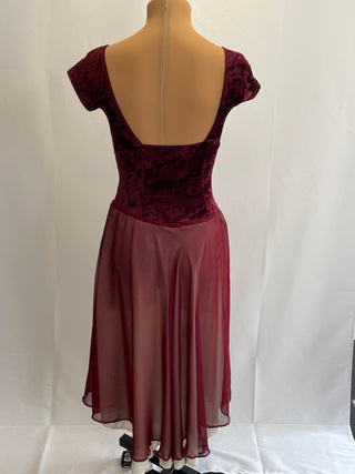 Burgundy Dress
