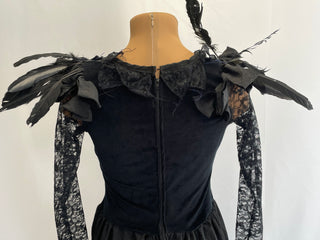 Black Feather Dress