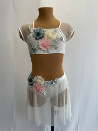 White Lyrical Two Piece - New