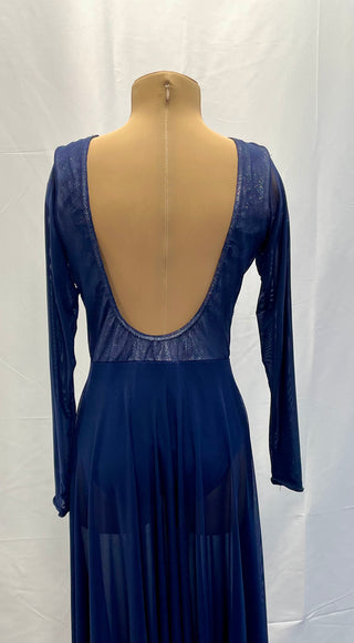 Navy Lyrical Dress