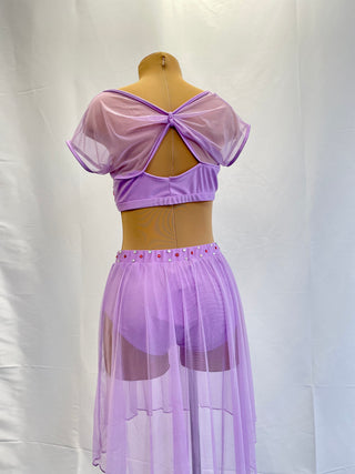 Purple Lyrical Two Piece