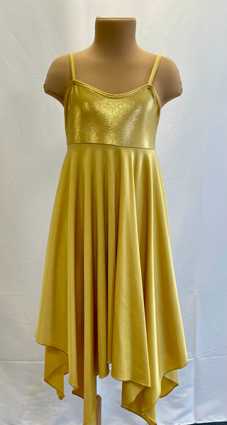 Gold Lyrical Dress