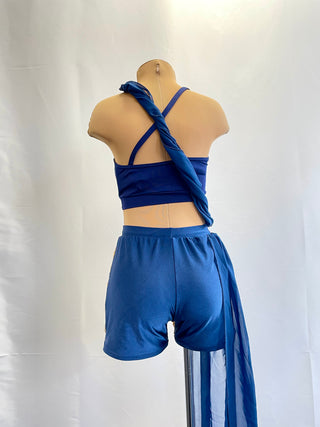 Blue Two Piece Lyrical Costume