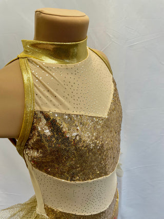 Gold Shimmer Leotard