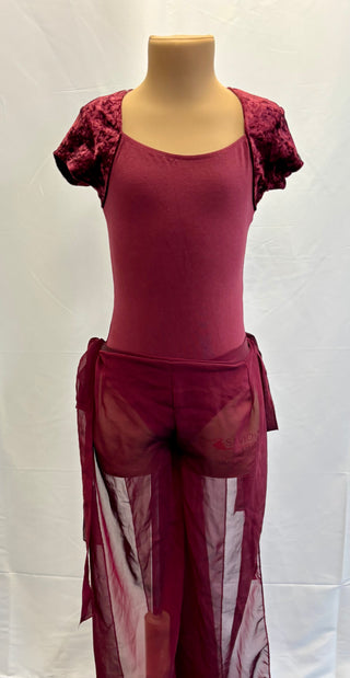 Burgundy Two Piece