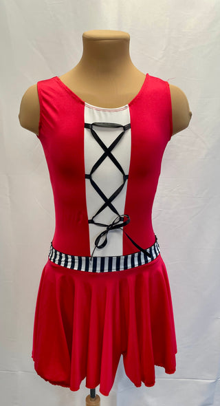 Red Dress With Cuffs