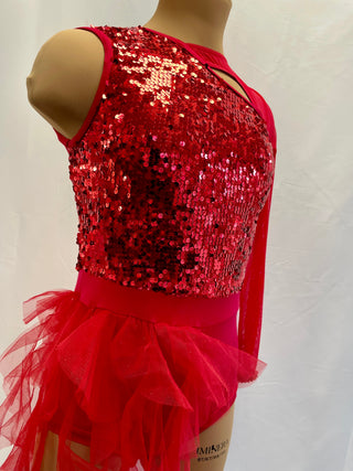 Red Sequin One piece