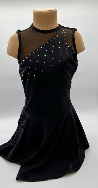 Short Black Lyrical Dress