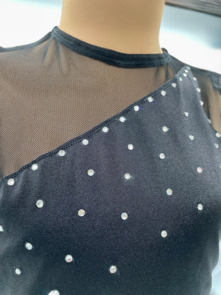 Short Black Lyrical Dress
