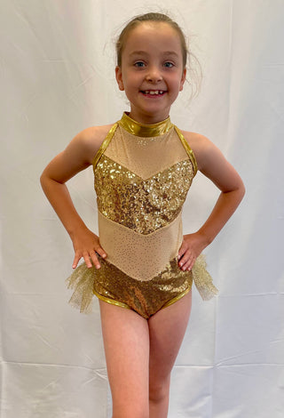 Gold Shimmer Leotard