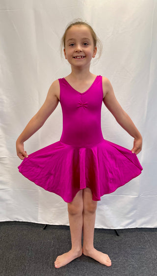 Hot Pink Low Back Dress