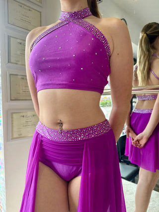 Purple Lyrical Two Piece - New