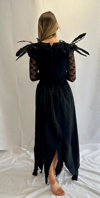 Black Feather Dress