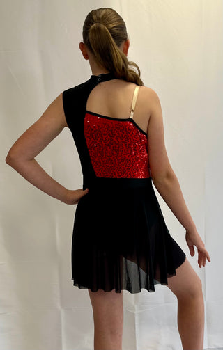 Red and Black Dress - New