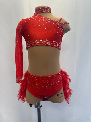 Red Two Piece - New