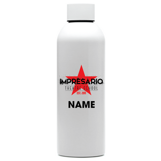 Impresario Theatre School Water Bottle - White