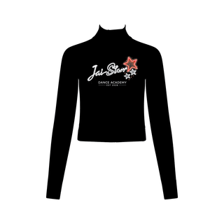 Jai Starr 1/2 Zip Long Sleeve Crop Top