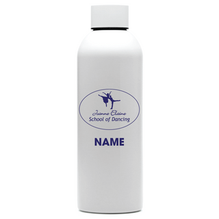 Joanne Elaine School of Dancing Water Bottle - White