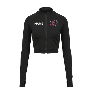 Jessica Louise School of Dance Silky Full Zip Crop Jacket