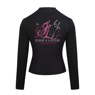 Jessica Louise School of Dance Silky Full Zip Jacket with Thumb Holes